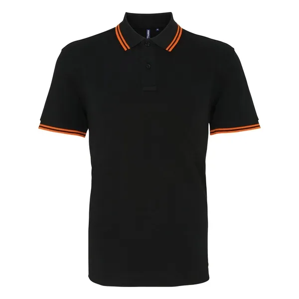 Men's classic fit tipped polo