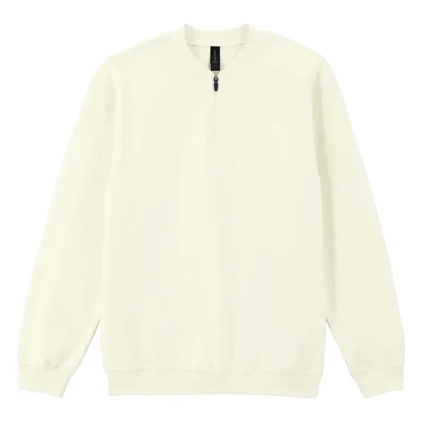 Softstyle™ midweight adult fleece 1/4-zip sweatshirt