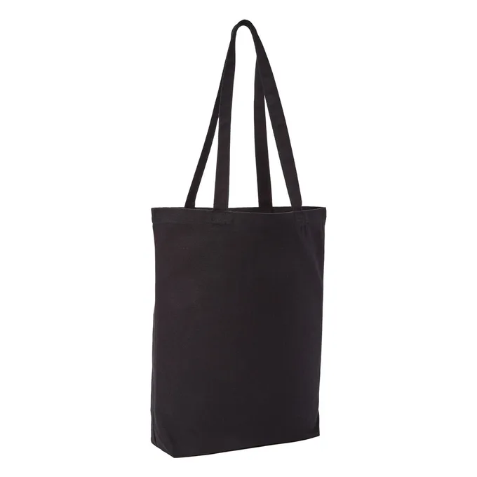 Recycled premium canvas ‘flat base’ shopper