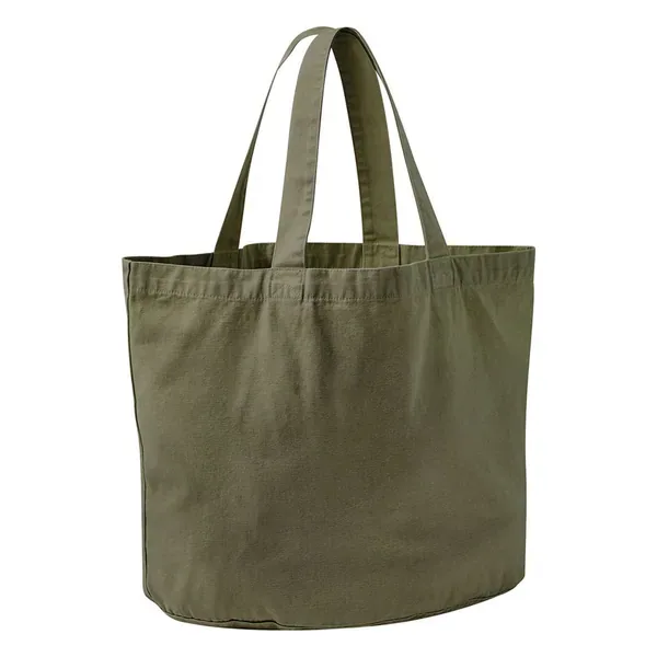 Garment-dyed shopper