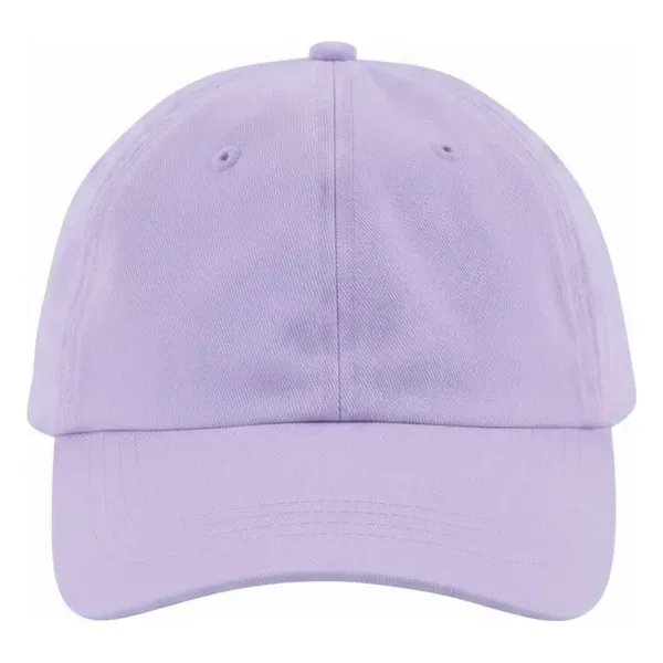 Junior low-profile 6-panel dad cap