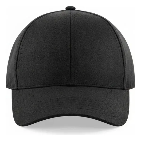 Faux suede 6-panel cap